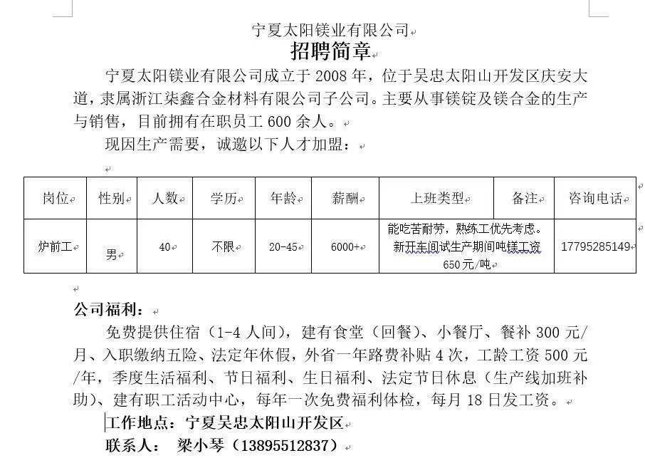 阳关镇最新招聘信息全面解析